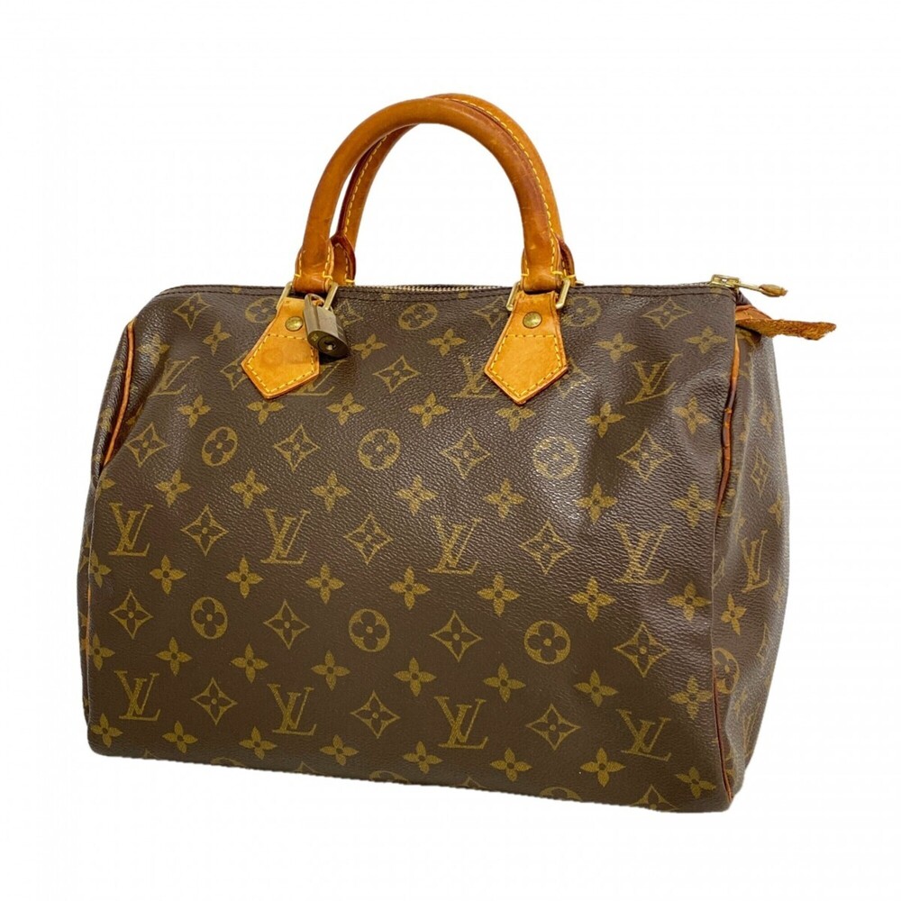LOUIS VUITTON Brown Monogram Speedy 30 Bag